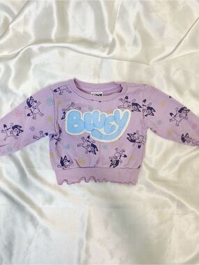 Lucy Lavender Bluey Graphic Kids Sweatshirt